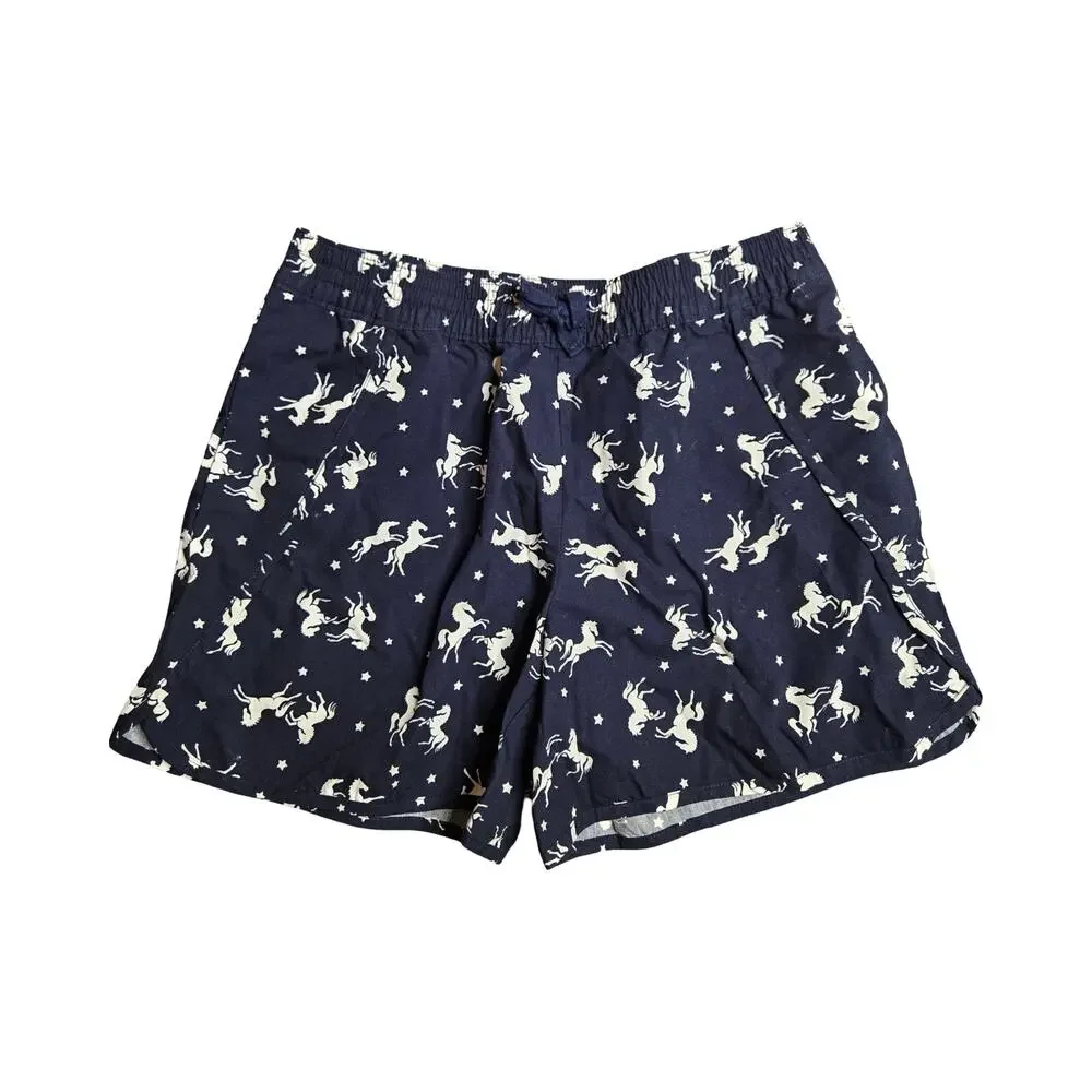 Gap Girl's Navy Unicorn Shorts Size:‎ XL